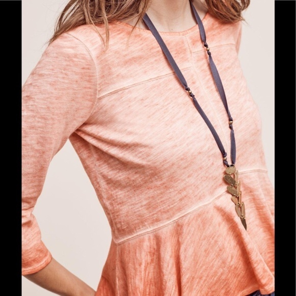 Anthropologie AKEMI + KIN Ruffled Blouse Size Medium